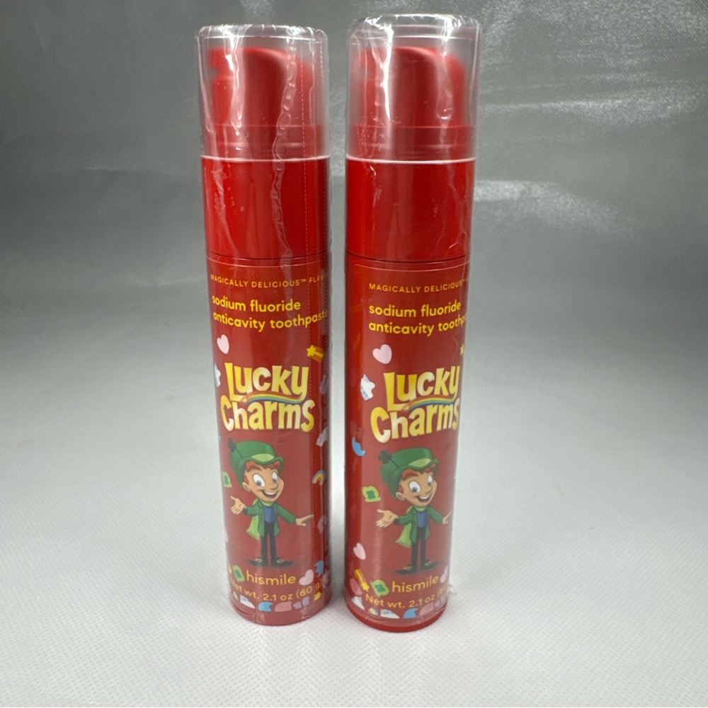 Hismile Lucky Charms Cereal Flavor Toothpaste 2.1oz Lot of 2 LIMITED EDITION